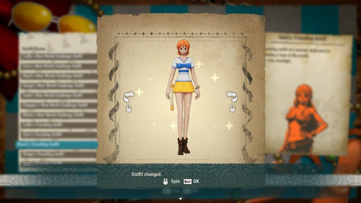 One Piece Odyssey outfits - Nami