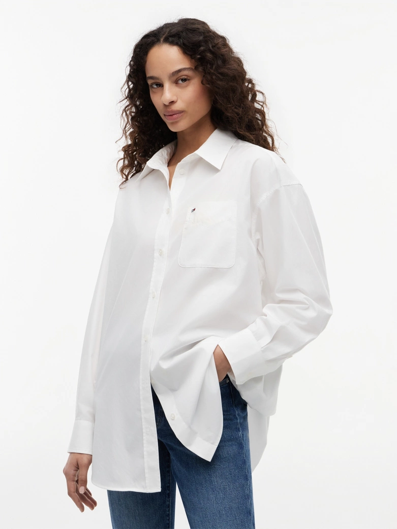 Oversized Fit Poplin Shirt