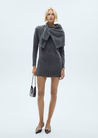 Knit Shift Dress - Women | Mango United Kingdom