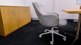 Side profile of the Koala Virtue office chair