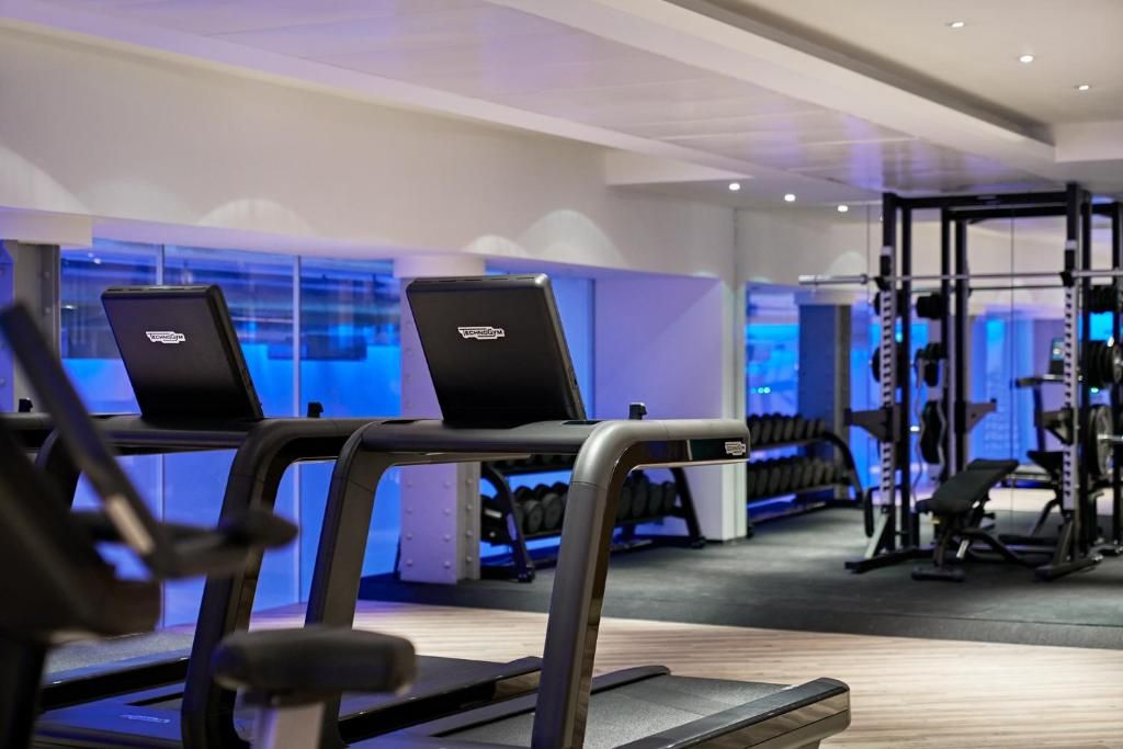 The gym at One Aldwych spa hotel London