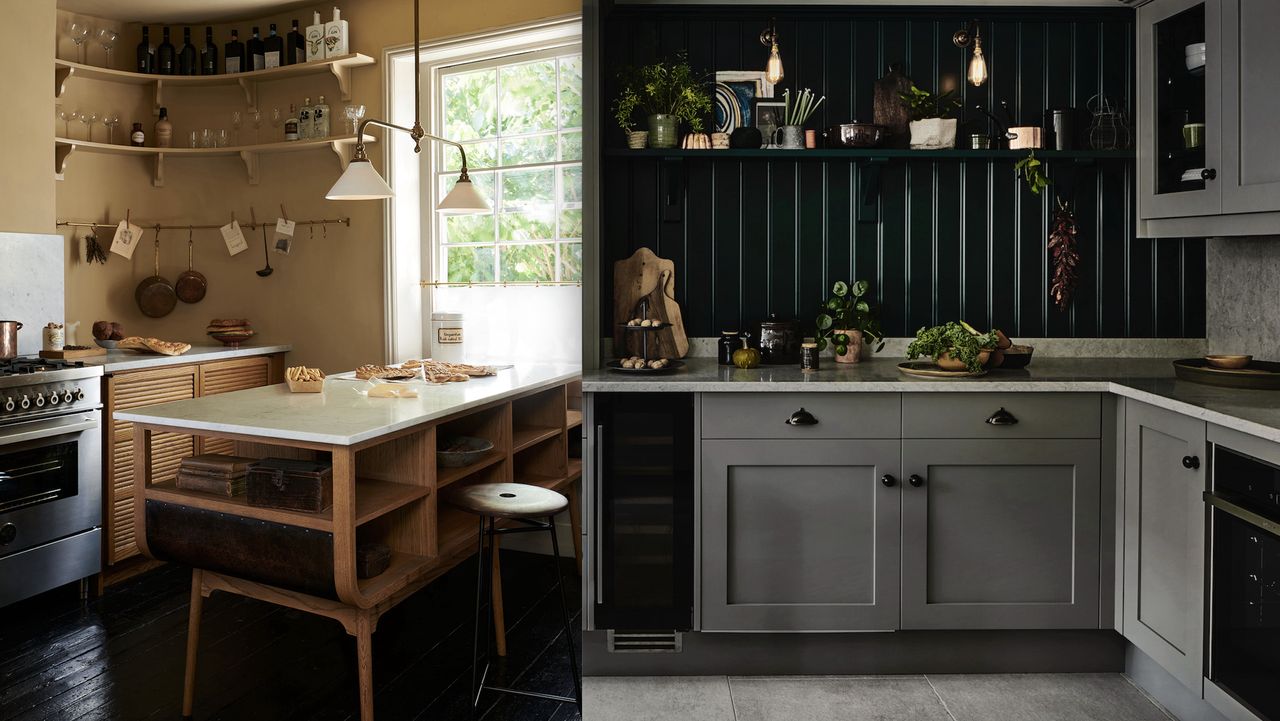 kitchen countertop and matching floors