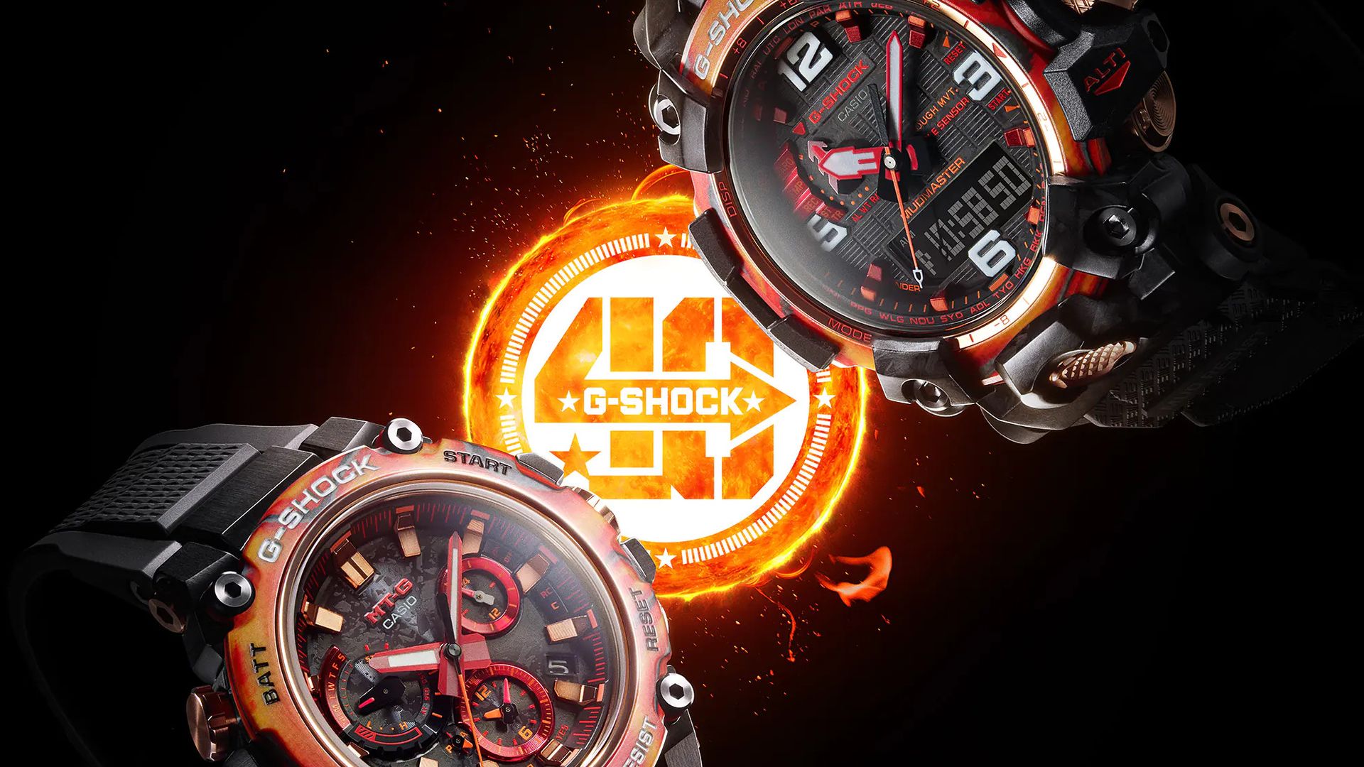 g shock glow in the dark watch