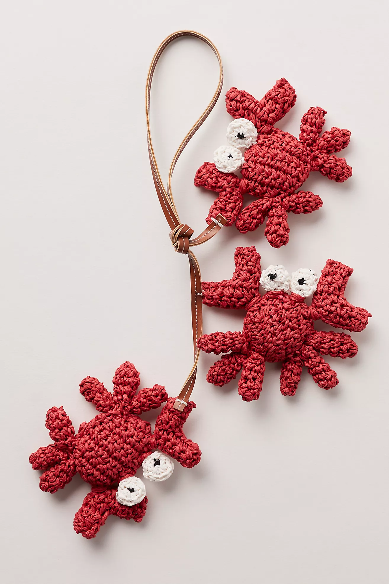 Crabby Raffia Charm