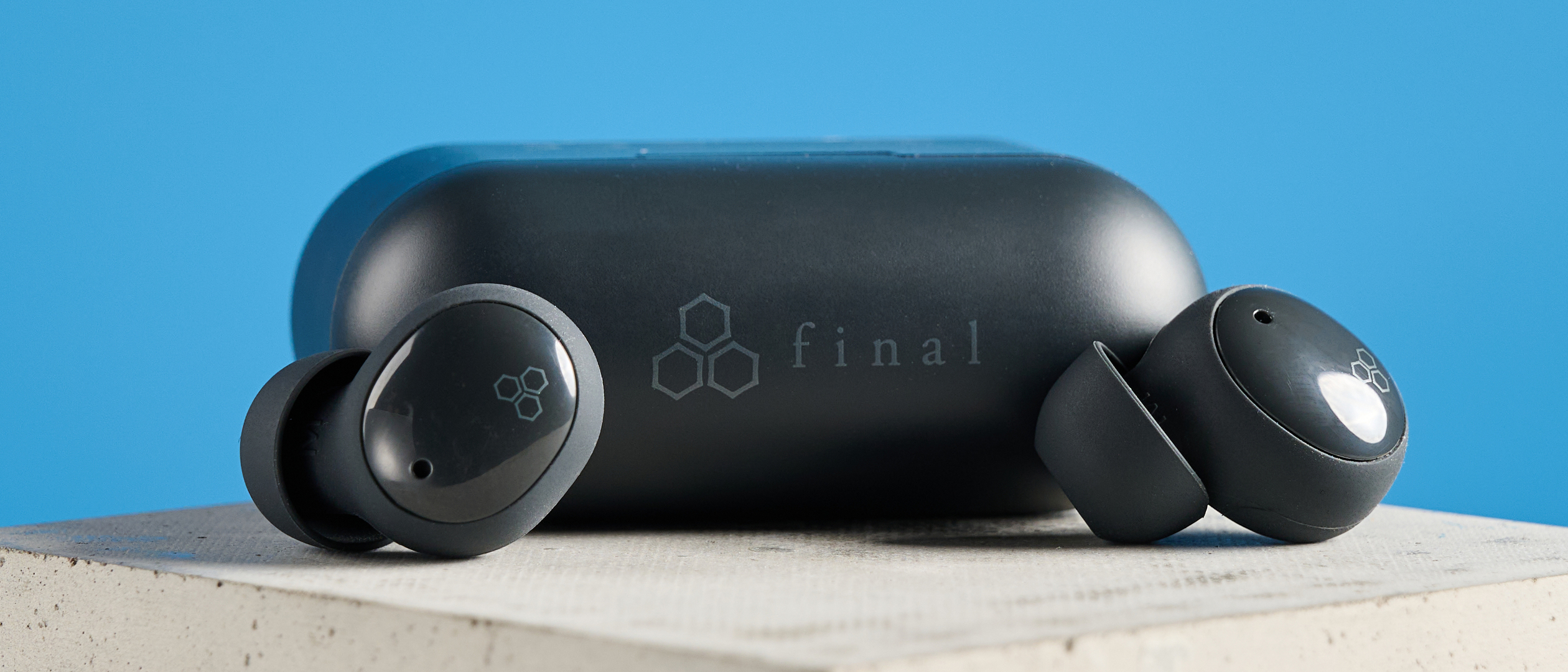 A pair of Final ZE500 for ASMR earbuds