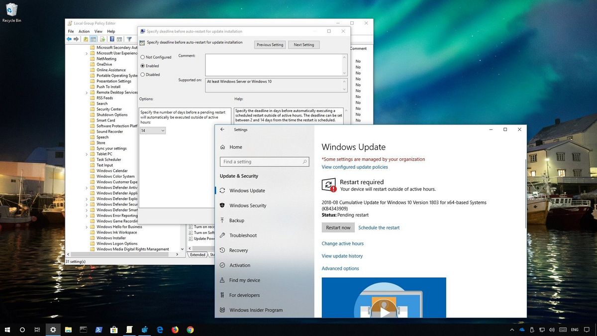 How to change the default auto-restart deadline for updates on Windows 10  Windows Central
