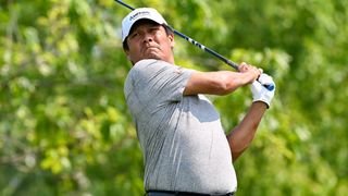 Notah Begay III takes a shot at the Boeing Classic