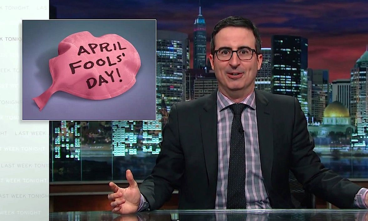 John Oliver wishes you a sad April Fools&amp;#039; Day