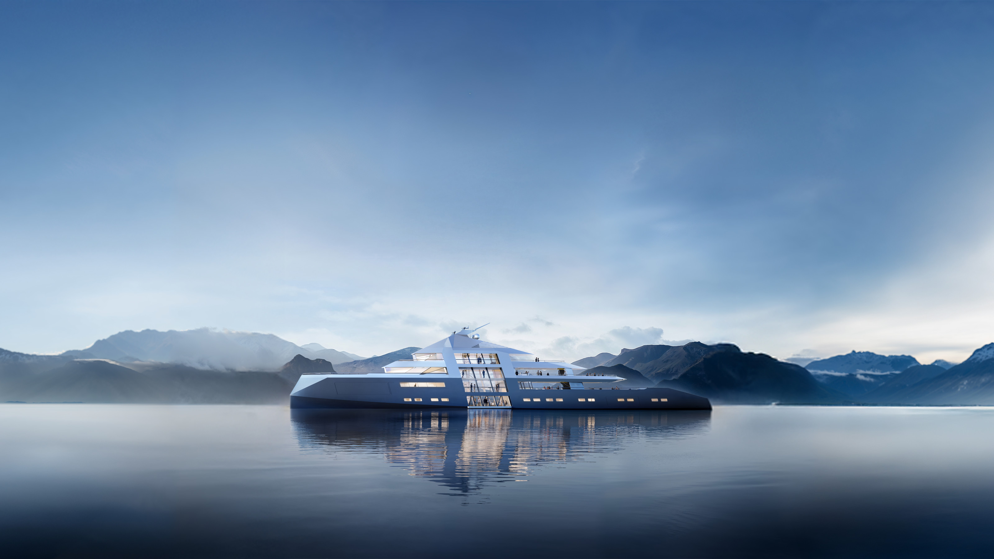 Outlier I yacht concept, Foster + Partners