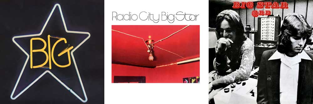 The covers of #1 Record, Radio City and Third