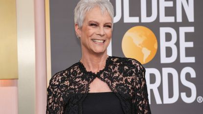 Jamie Lee Curtis attends the 80th Annual Golden Globe Awards at The Beverly Hilton on January 10, 2023 in Beverly Hills, California. 