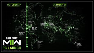 Call of Duty Modern Warfare 2 Global Launch Times