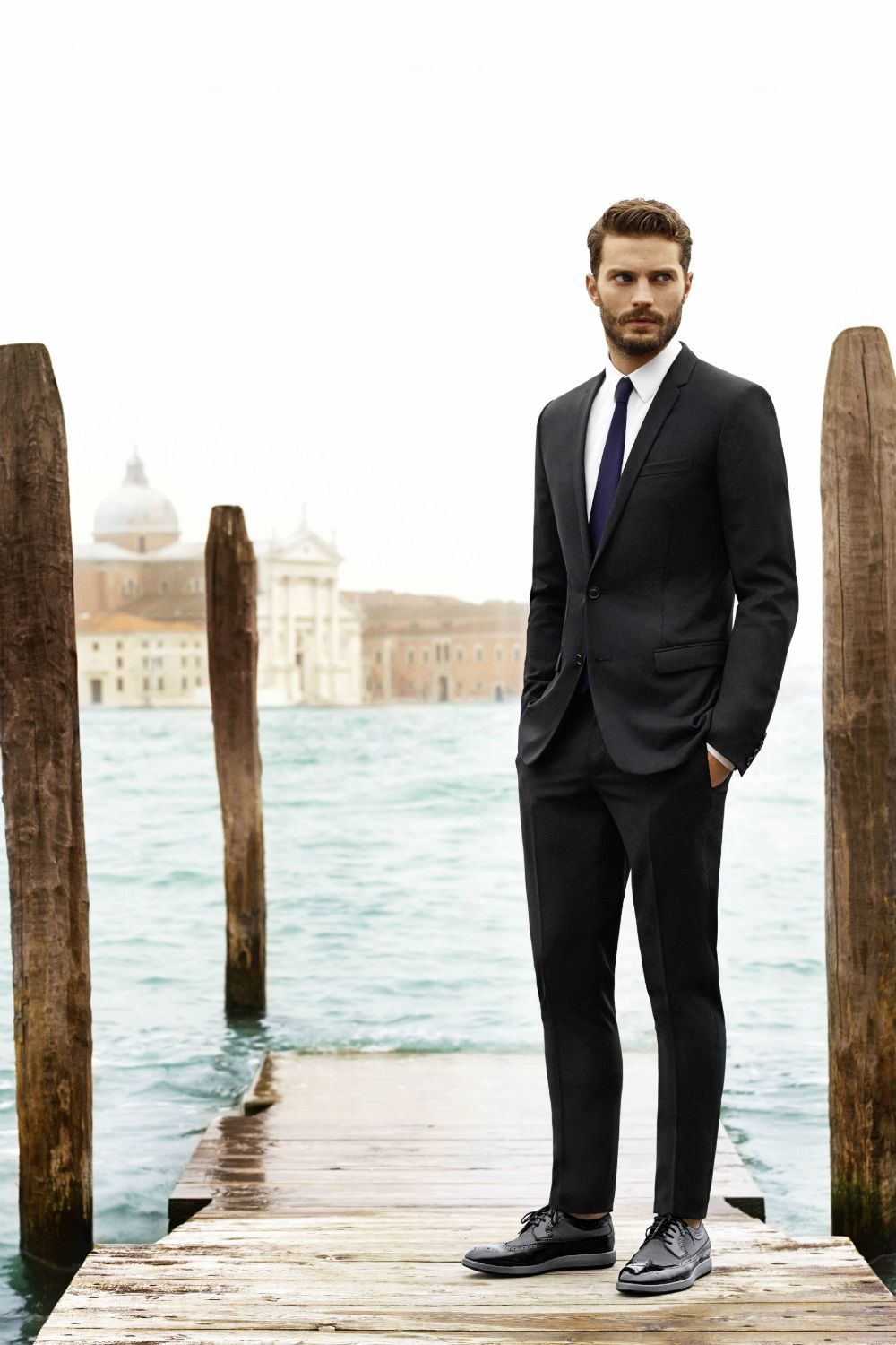 Fifty Shades of Grey&#039;s Jamie Dornan suits up for Hogan SS14