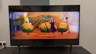 Amazon Omni Mini-LED TV with La La Land on screen