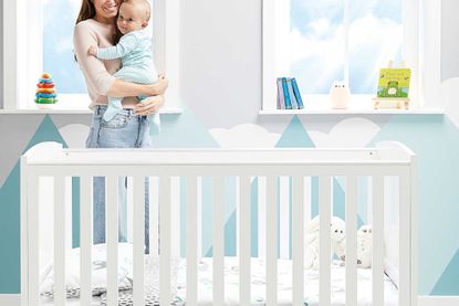 Aldi nursery cot bed with drawers