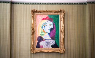 An original Pablo Picasso hung in the entrance hall of Annabel’s