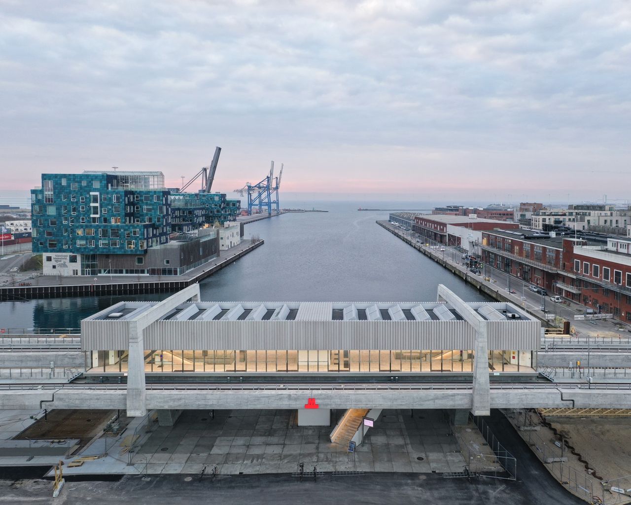 Orientkaj Station Copenhagen’s northern docklands