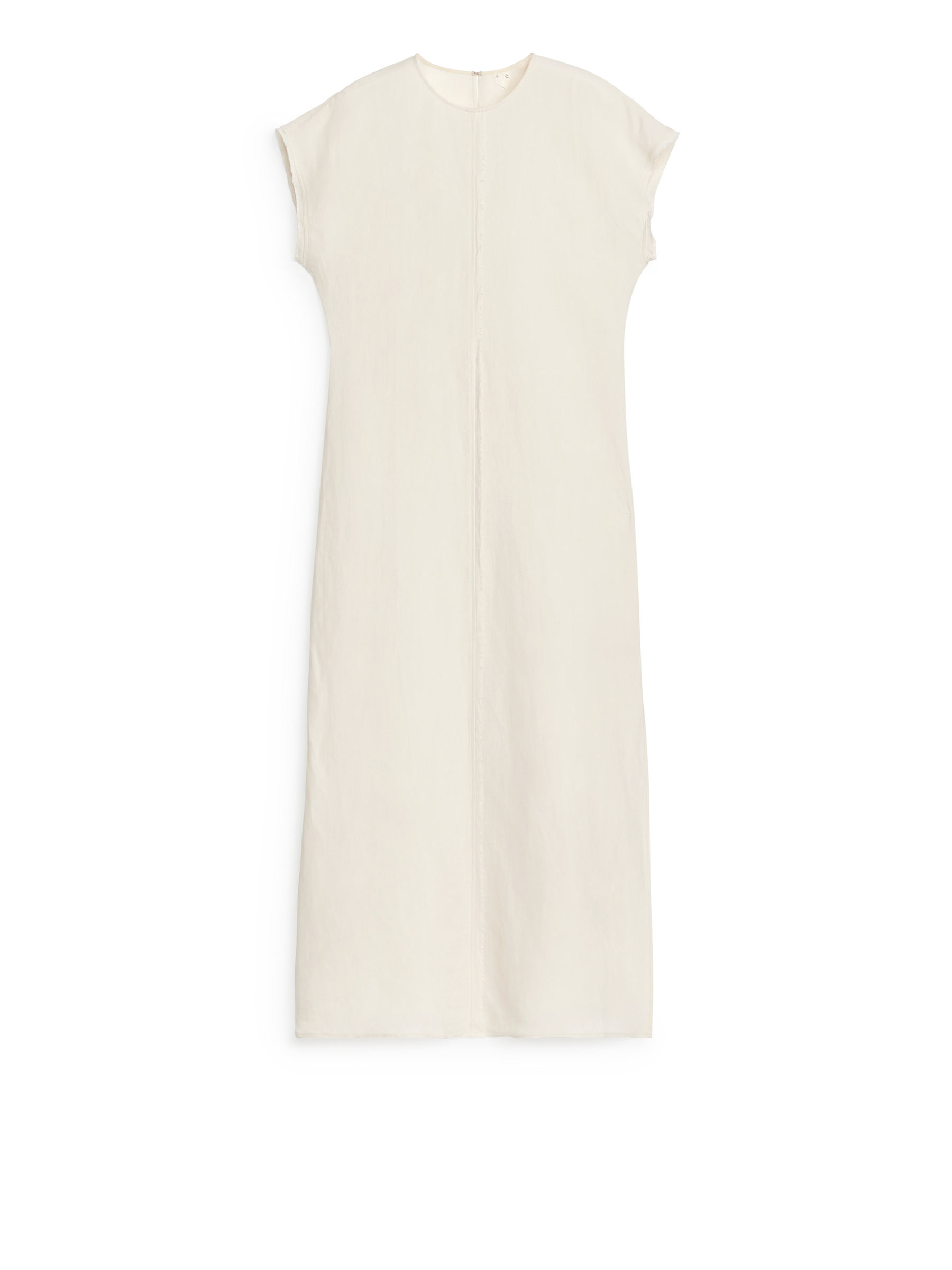 Cap-Sleeve Dress 
 White 
 Women 
 Arket Gb