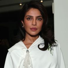 Priyanka Chopra attended the Jonas Brothers concert in a feathery little white dress