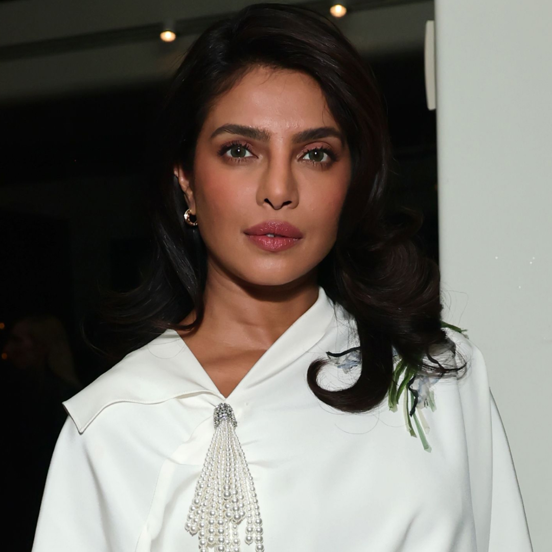 Priyanka Chopra attended the Jonas Brothers concert in a feathery little white dress