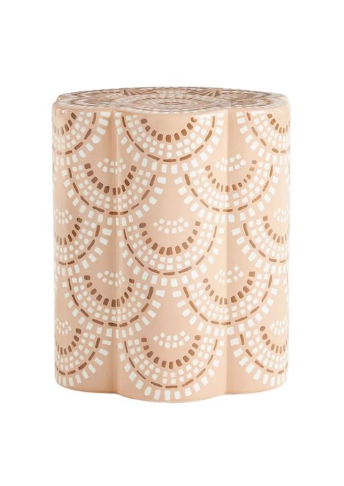 Scallop Ceramic Stool