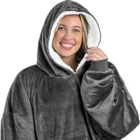 3. Bare Home Wearable Hoodie Blanket:adult was $44.99now from $40.49 at Amazon