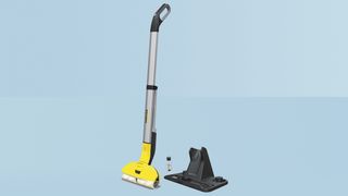 best hard floor cleaner: Kärcher EWM 2 on blue background