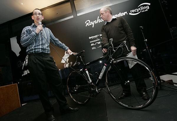 The new Condor team bike was also presented.