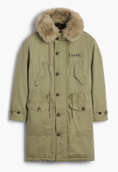 Gap, Gap &amp;times; A.p.c. Oversized Sherpa-Lined Utility Parka
