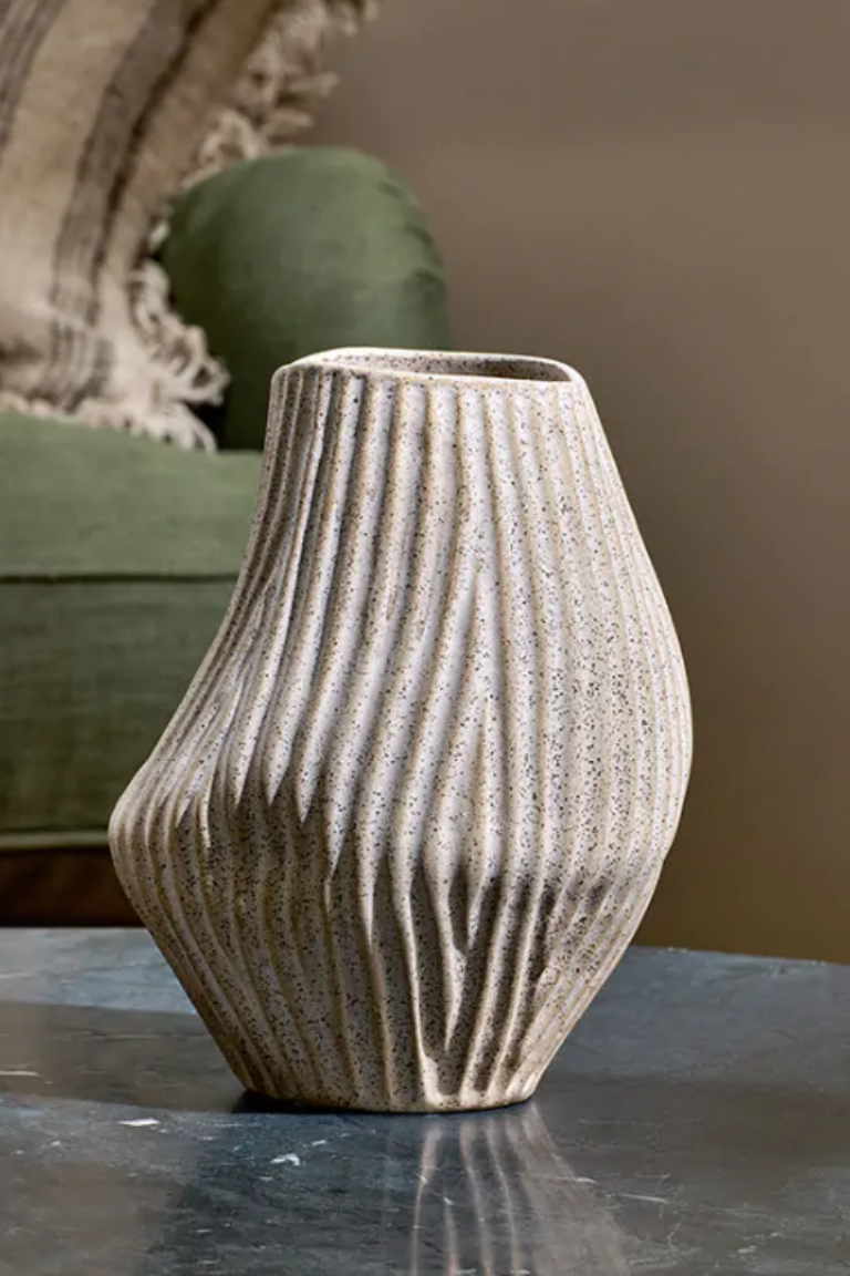 nkuku, Kalai Ceramic Organic Shape Vase - Small