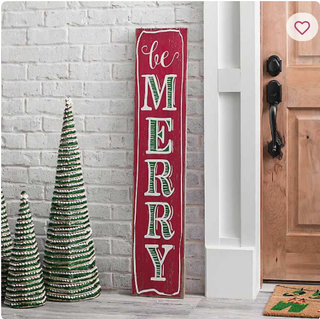 door sign christmas porch