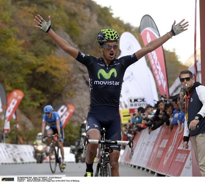 Benat Intxausti (Movistar) wins stage 4 in Beijing