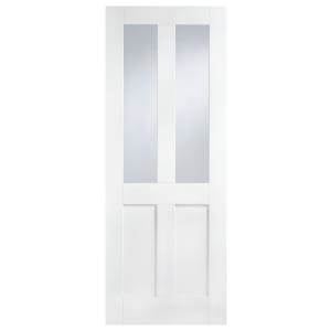 Lpd Internal London 2 Lite Primed White Solid Core Door - 726 X 2040mm