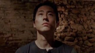 Glenn in The Walking Dead.
