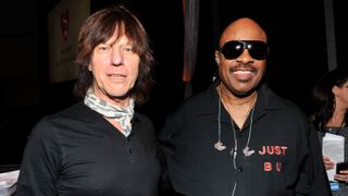 Beck with Stevie Wonder in 2011