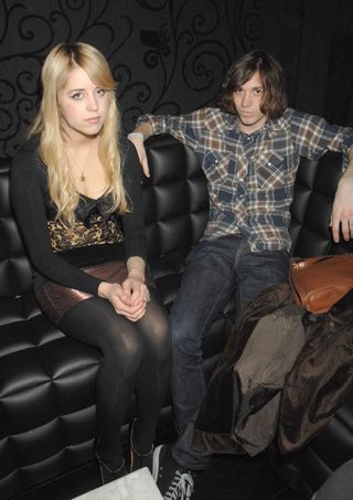 Peaches Geldof and first husband Max Drummey in London, 2008