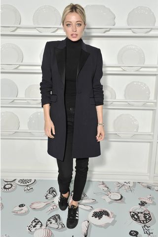 Caroline Vreeland Front Row At Couture Fashion Week
