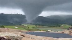 An image of the tornado that swept over Payne's Valley Golf Course on May 13.