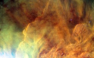 Like a Dali masterpiece, this image of Messier 8 from the NASA/ESA Hubble Space Telescope is both intensely colourful and distinctly surreal.