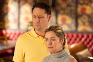 Tony and Diane Hutchinson in Hollyoaks.