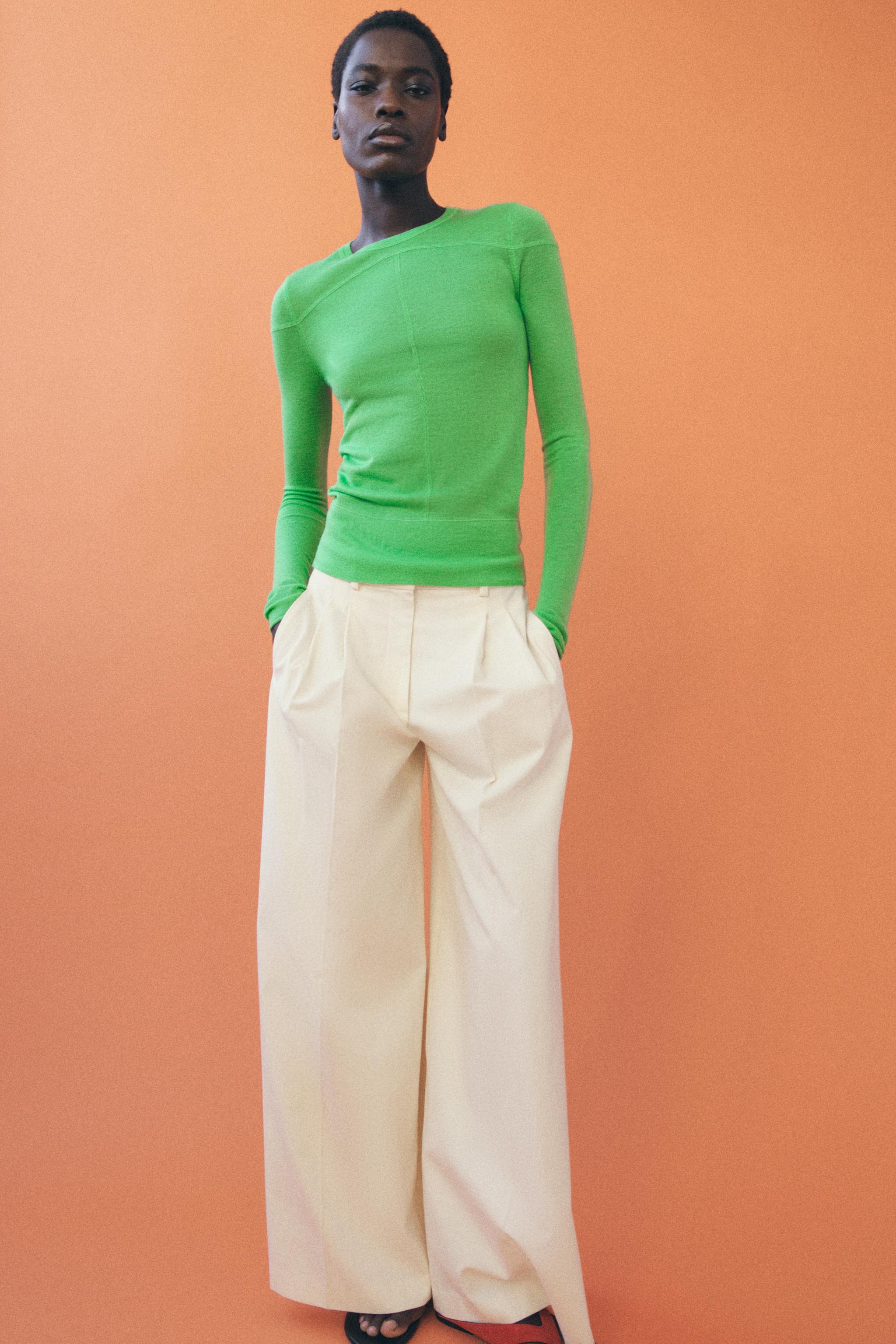 Fine Knit Wool Jumper