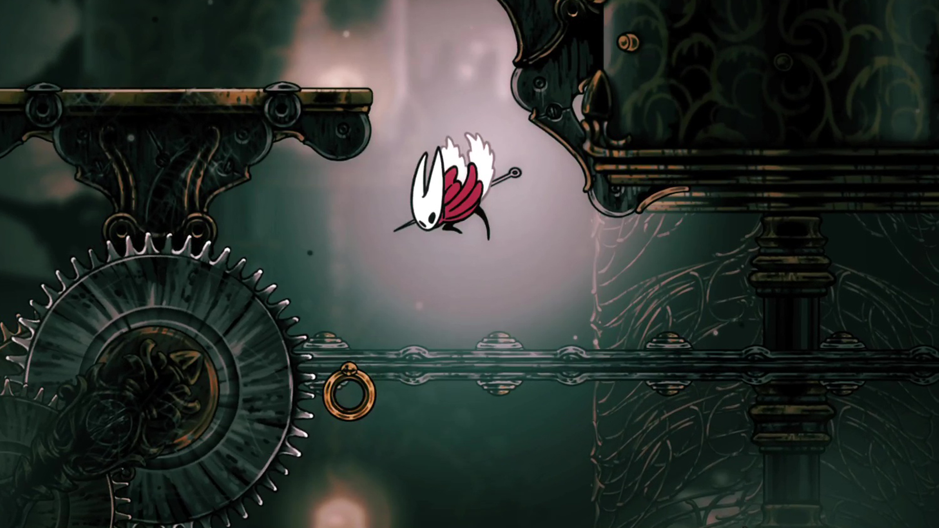 Hornet Double Jumps in Silksong with the Faydown Cloak