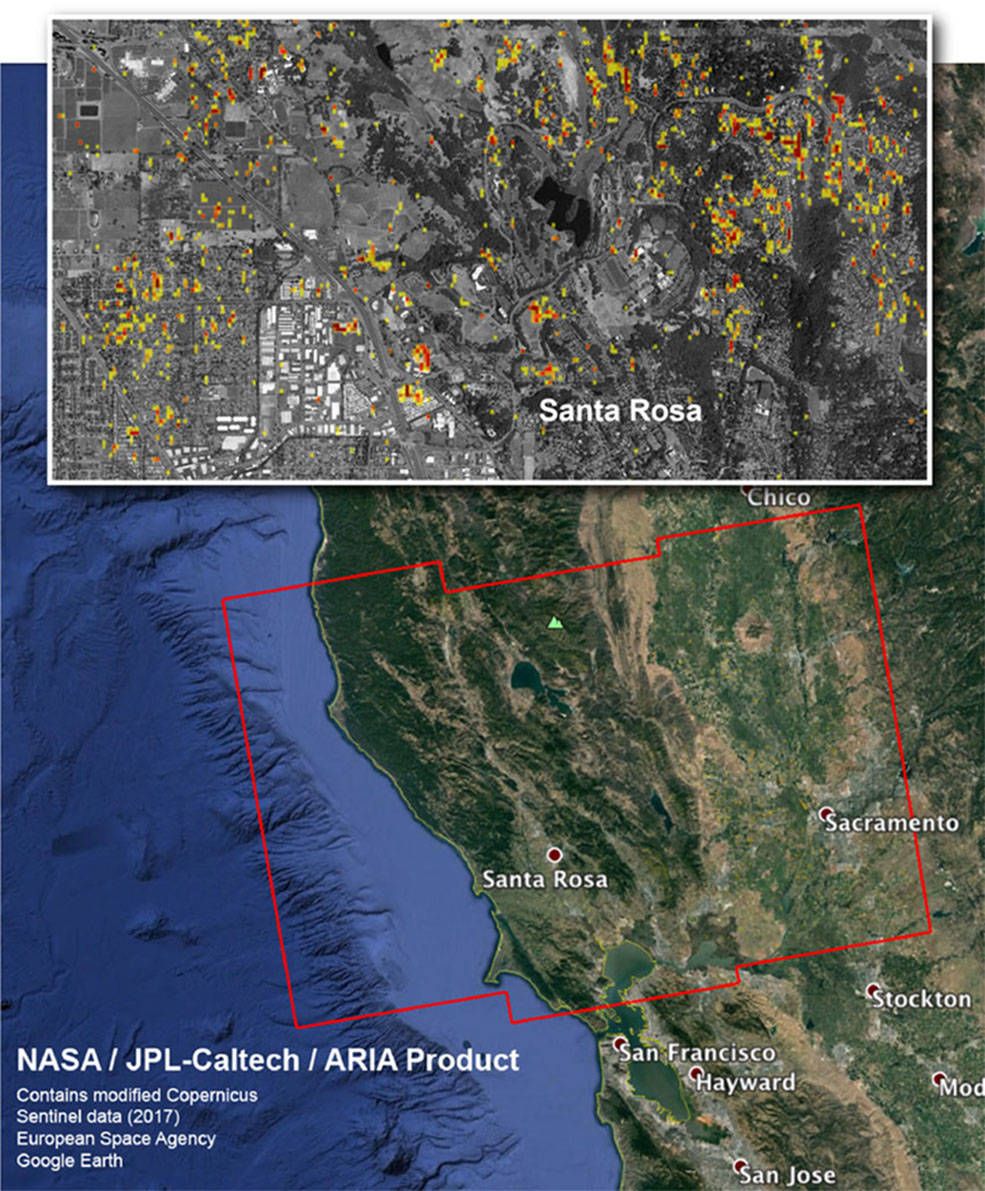 NASA Map of Wildfire Damage Helps California Recovery Effort | Space, image size:985x1191