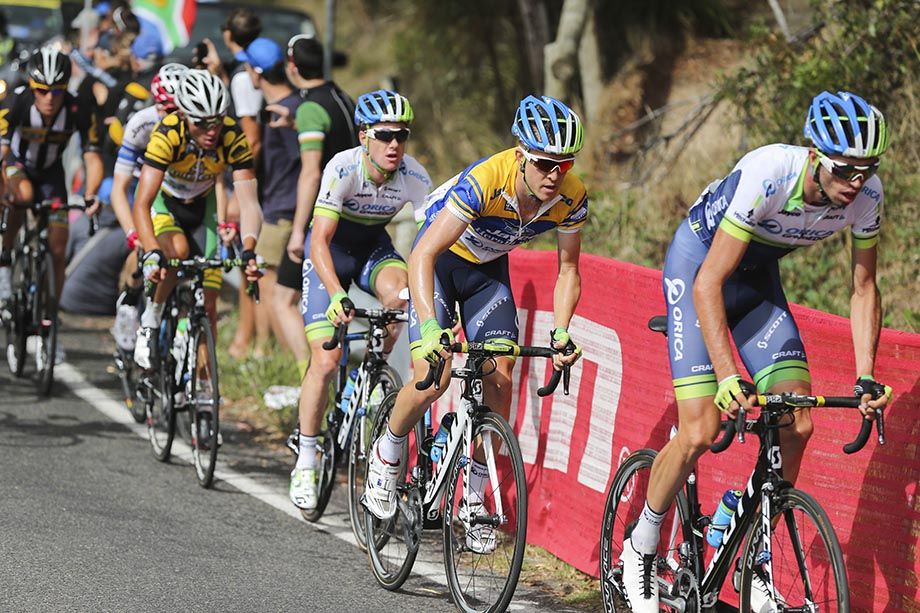 Cam Meyer had plenty of team mates helping out