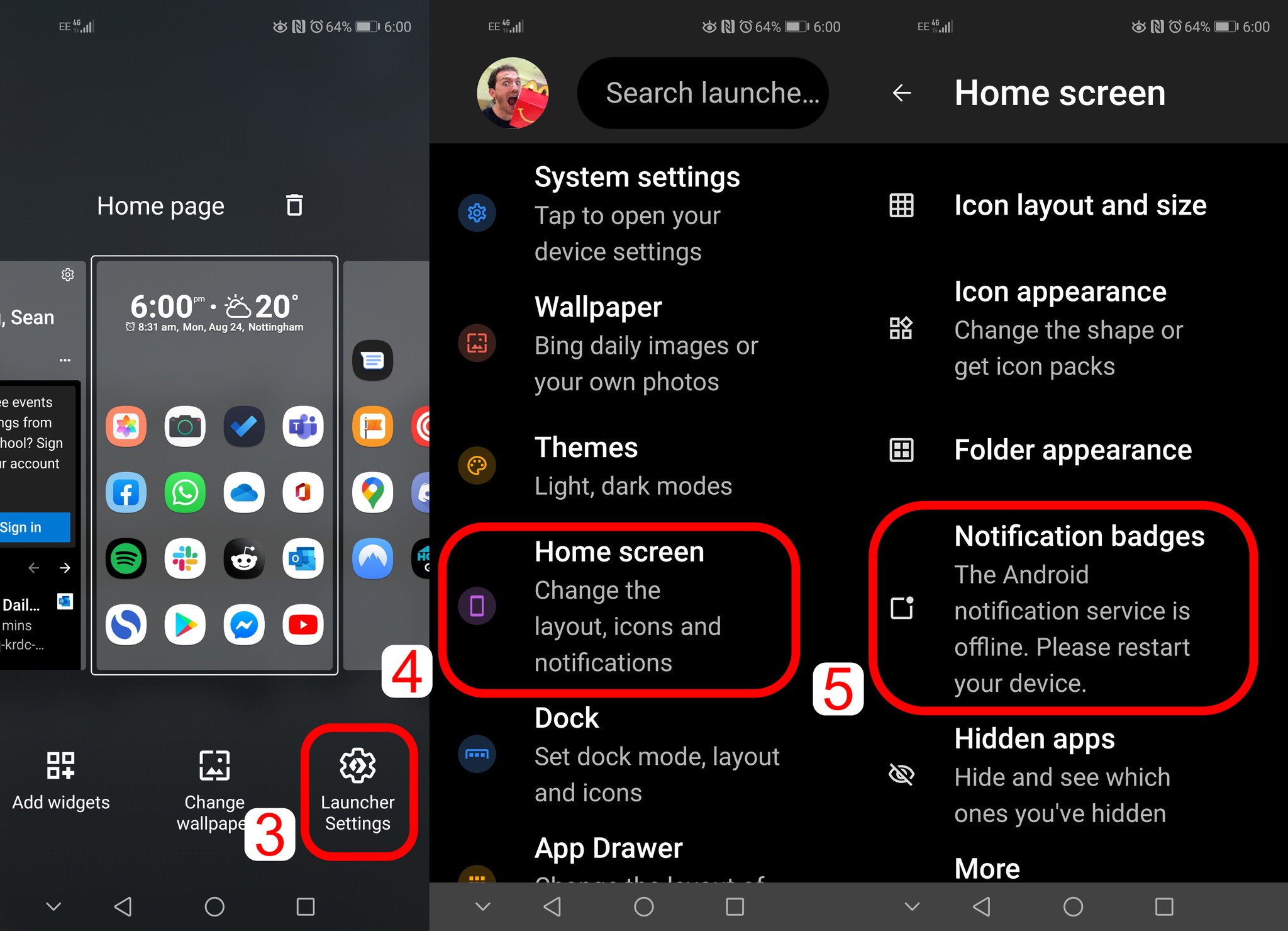 Launcher поддержка. Notification badge. Microsoft Launcher. Widget Launcher Windows 10. Internal Notification как выглядит.