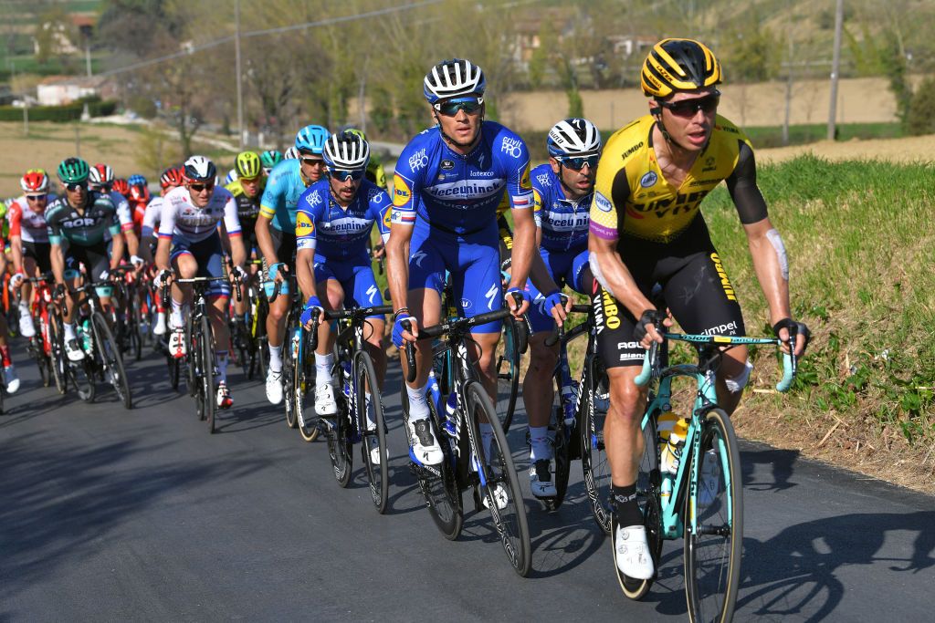 Tony Martin bandaged up after his stage 4 crash