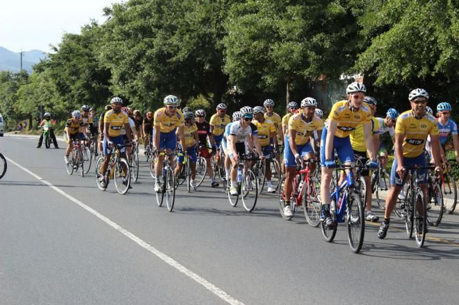 Some heavy traffic forced a small route change.