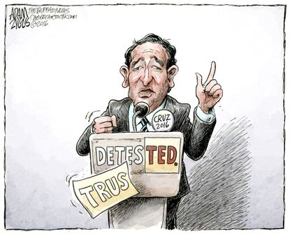 Political Cartoon U.S. Cruz