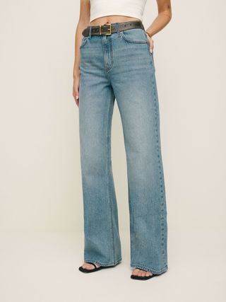 Cary Stretch High Rise Slouchy Wide Leg Jeans