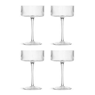 Picture of four Argos cocktail glasses